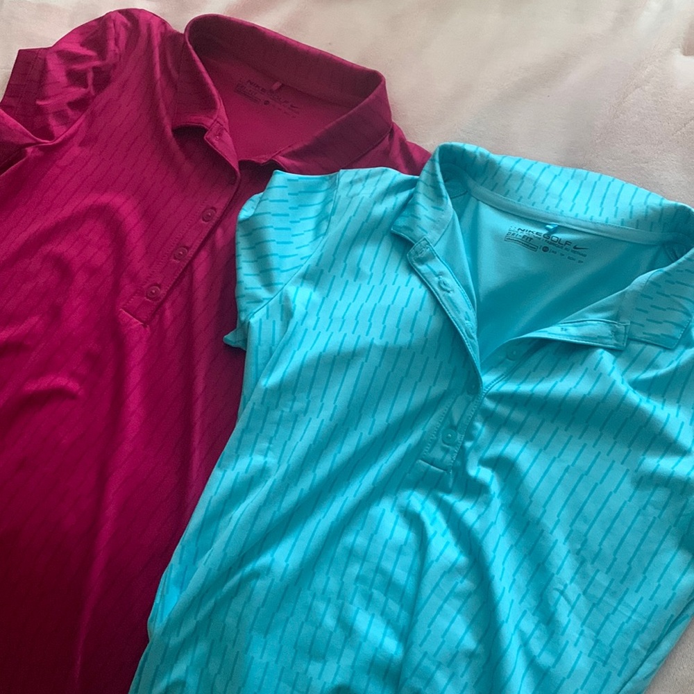 Nike golf polos set of 2 (price is for both)